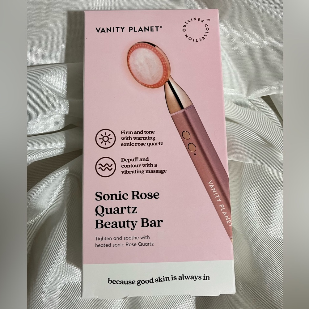 NIB Sonic Rose Quartz Beauty Bar by Vanity Planet